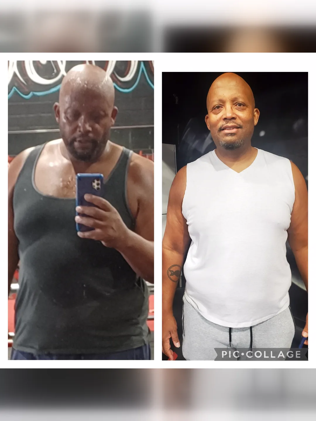 Edward before and after — discipline over motivation
